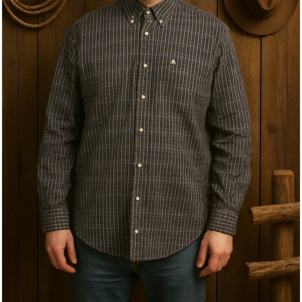Cinch Men's Button-down Shirt Western SZ Medium‎ Rodeo Western
